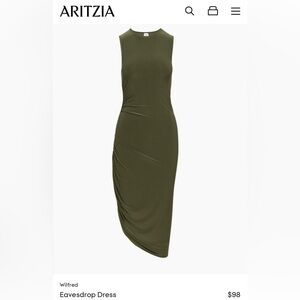 Aritzia Wilfred Eavesdrop Dress - Never Worn